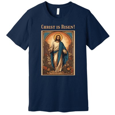 Christian Easter Jesus Christ Is Risen Premium T-Shirt