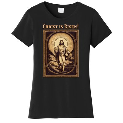 Christian Easter Jesus Christ Is Risen Women's T-Shirt