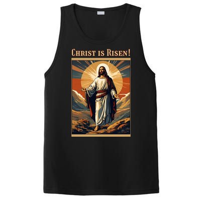 Christian Easter Jesus Christ Is Risen PosiCharge Competitor Tank