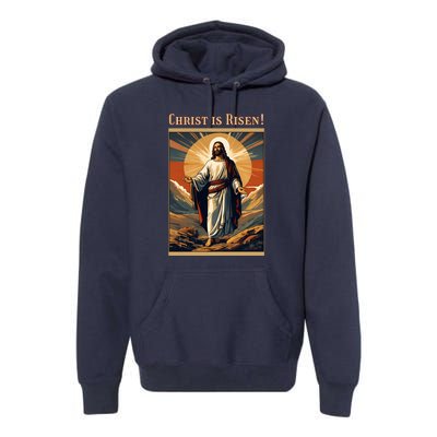 Christian Easter Jesus Christ Is Risen Premium Hoodie