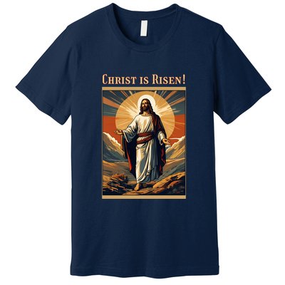 Christian Easter Jesus Christ Is Risen Premium T-Shirt