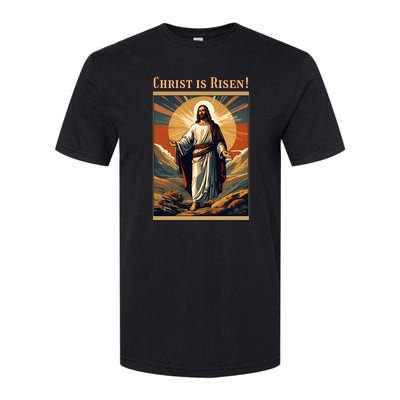 Christian Easter Jesus Christ Is Risen Softstyle CVC T-Shirt