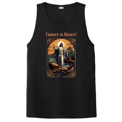 Christian Easter Jesus Christ Is Risen PosiCharge Competitor Tank