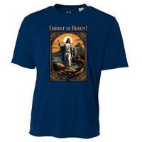 Christian Easter Jesus Christ Is Risen Cooling Performance Crew T-Shirt