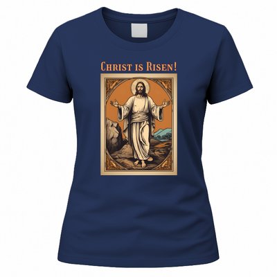 Christian Easter Jesus Christ Is Risen Women's T-Shirt