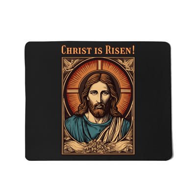 Christian Easter Jesus Christ Is Risen Mousepad