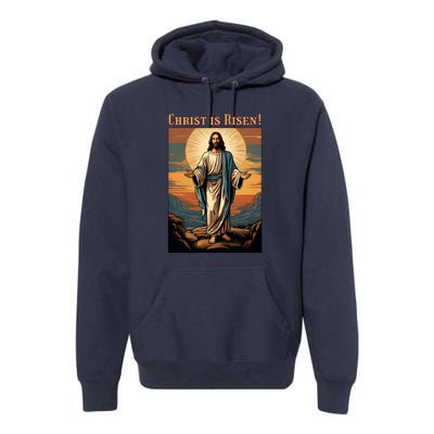 Christian Easter Jesus Christ Is Risen Premium Hoodie