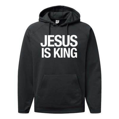 Carew Ellington Jesus Is King Performance Fleece Hoodie