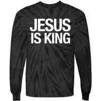 Carew Ellington Jesus Is King Tie-Dye Long Sleeve Shirt