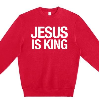 Carew Ellington Jesus Is King Premium Crewneck Sweatshirt