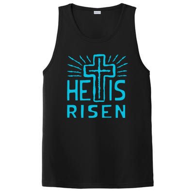 Christian Easter Jesus Christ Is Risen PosiCharge Competitor Tank