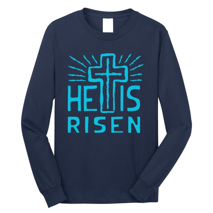 Christian Easter Jesus Christ Is Risen Long Sleeve Shirt