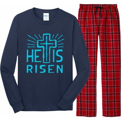 Christian Easter Jesus Christ Is Risen Long Sleeve Pajama Set