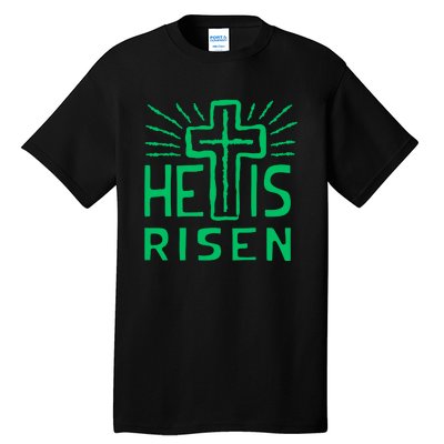 Christian Easter Jesus Christ Is Risen Tall T-Shirt