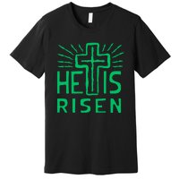 Christian Easter Jesus Christ Is Risen Premium T-Shirt