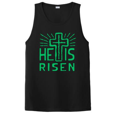 Christian Easter Jesus Christ Is Risen PosiCharge Competitor Tank