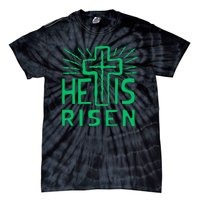 Christian Easter Jesus Christ Is Risen Tie-Dye T-Shirt