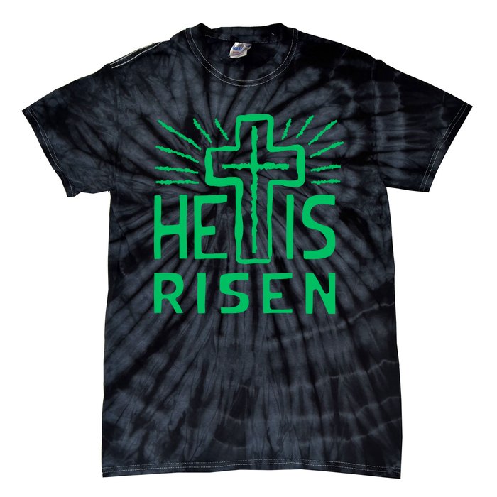 Christian Easter Jesus Christ Is Risen Tie-Dye T-Shirt