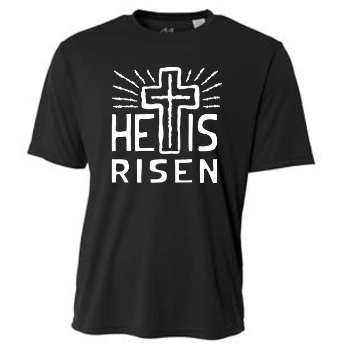 Christian Easter Jesus Christ Is Risen Cooling Performance Crew T-Shirt