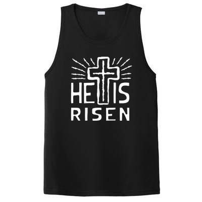 Christian Easter Jesus Christ Is Risen PosiCharge Competitor Tank