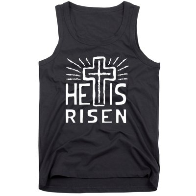 Christian Easter Jesus Christ Is Risen Tank Top