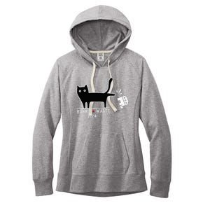 Cat Election Kamala Harris Tim Waltz Women's Fleece Hoodie