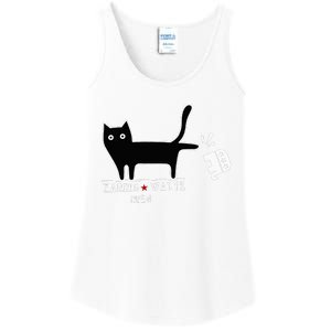 Cat Election Kamala Harris Tim Waltz Ladies Essential Tank