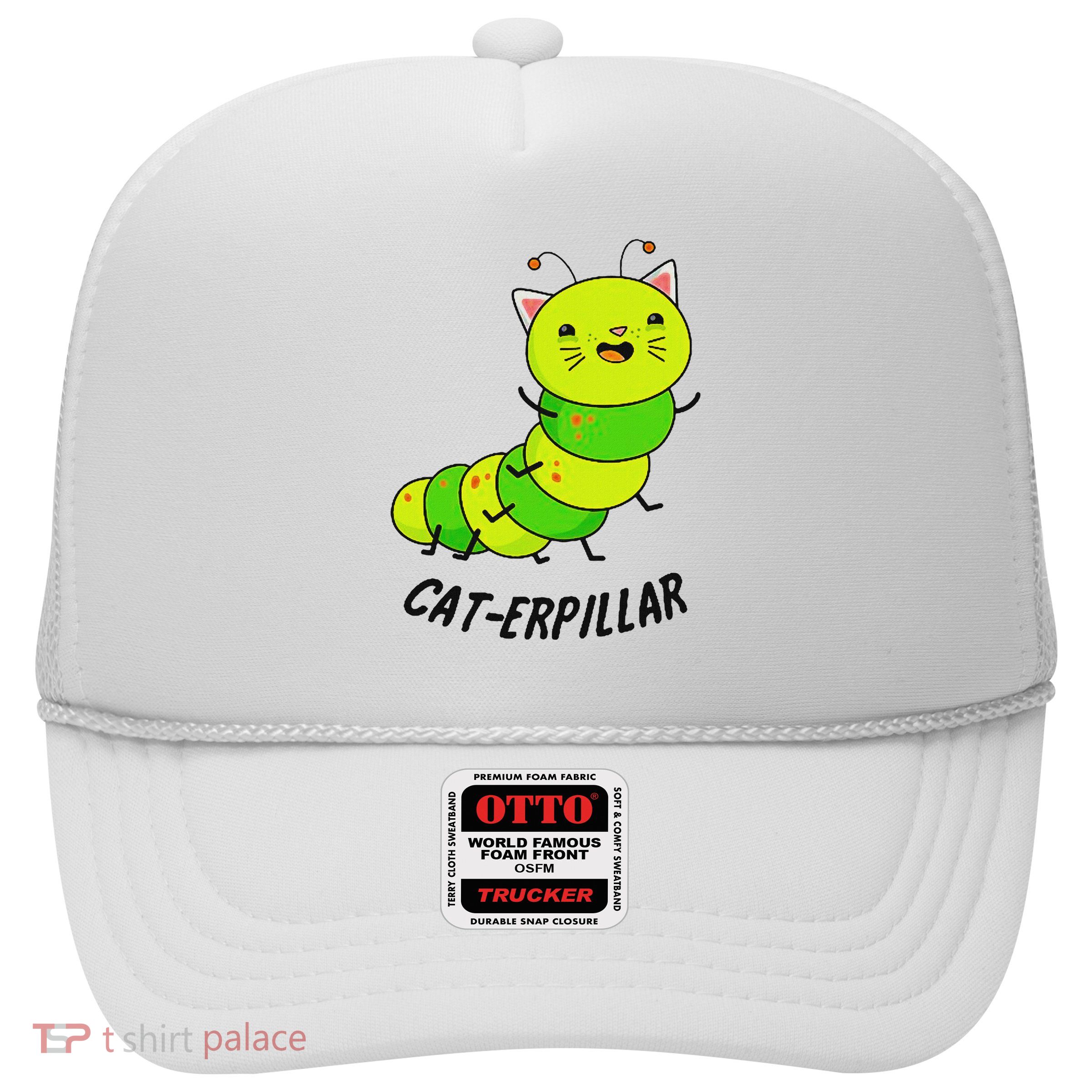 Cat Erpillar Kitten Kitty Meow Cute Cool Funny Cat Lovers Trucker Hat
