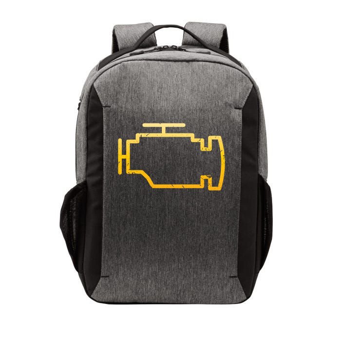 Check Engine Light Funny Mechanic Car Meaningful Vector Backpack