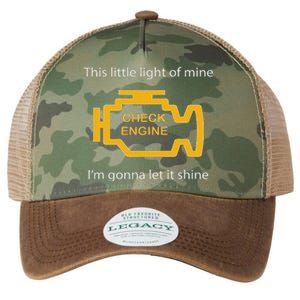 Check Engine Light This Little Light Of Mine Legacy Tie Dye Trucker Hat