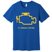 Check Engine Light Meme Meaningful Gift Premium T-Shirt