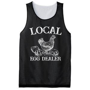 Chicken Egg Lover Gift Support Your Local Egg Dealer Farmer Mesh Reversible Basketball Jersey Tank