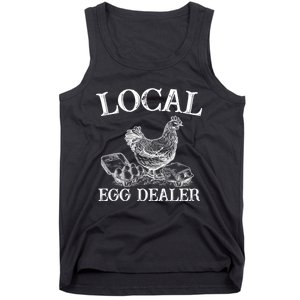 Chicken Egg Lover Gift Support Your Local Egg Dealer Farmer Tank Top