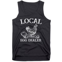 Chicken Egg Lover Gift Support Your Local Egg Dealer Farmer Tank Top