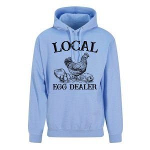 Chicken Egg Lover Gift Support Your Local Egg Dealer Farmer Unisex Surf Hoodie