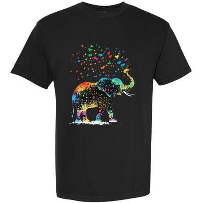 Cute Elephant Lover Animal On Elephant Garment-Dyed Heavyweight T-Shirt