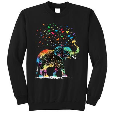 Cute Elephant Lover Animal On Elephant Tall Sweatshirt