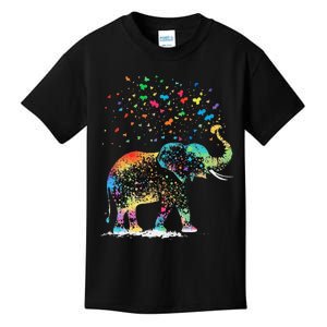 Cute Elephant Lover Animal On Elephant Kids T-Shirt