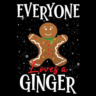 Christmas Everyone Loves A Ginger Funny Baker T-Shirt