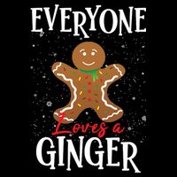 Christmas Everyone Loves A Ginger Funny Baker City Backpack