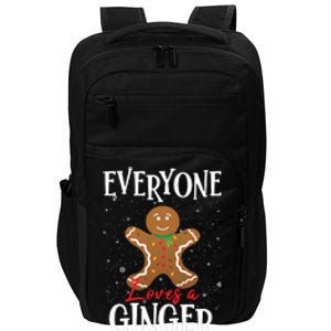 Christmas Everyone Loves A Ginger Funny Baker Impact Tech Backpack