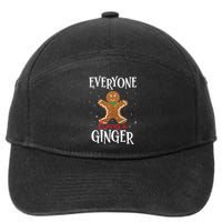 Christmas Everyone Loves A Ginger Funny Baker 7-Panel Snapback Hat