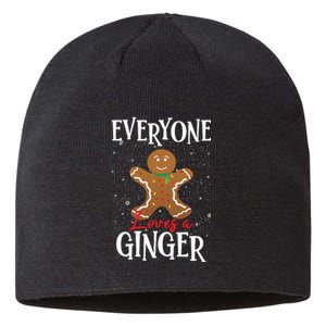 Christmas Everyone Loves A Ginger Funny Baker Sustainable Beanie