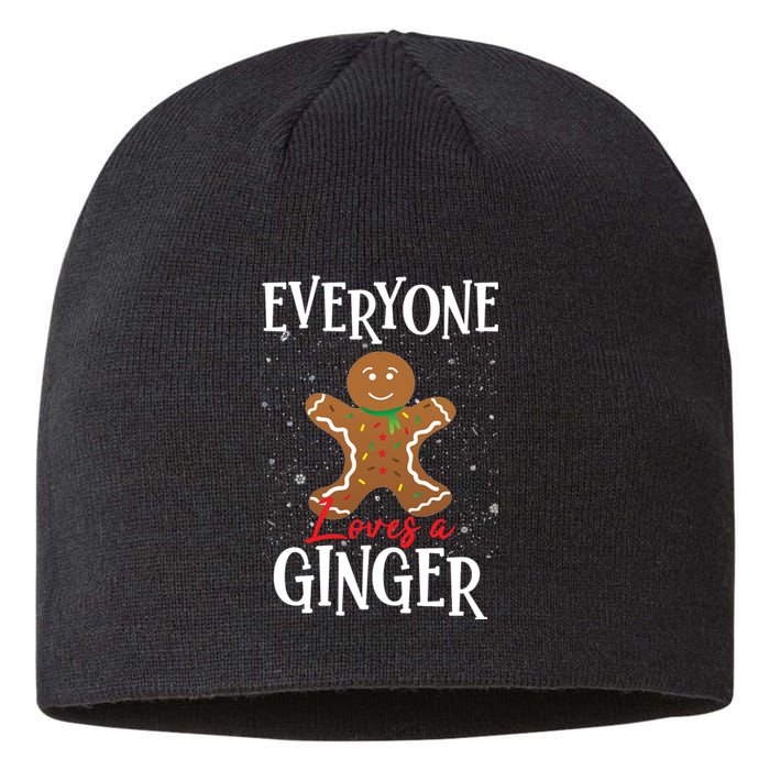 Christmas Everyone Loves A Ginger Funny Baker Sustainable Beanie