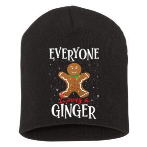 Christmas Everyone Loves A Ginger Funny Baker Short Acrylic Beanie