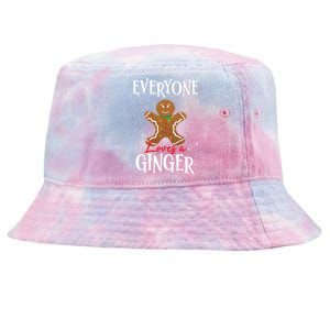 Christmas Everyone Loves A Ginger Funny Baker Tie-Dyed Bucket Hat