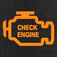 Check Engine Light 11oz C Handle Ceramic Mug