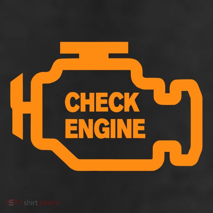 Check Engine Light 11oz C Handle Ceramic Mug