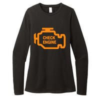 Check Engine Light Womens CVC Long Sleeve Shirt