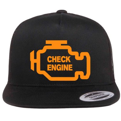 Check Engine Light Flatbill Hat